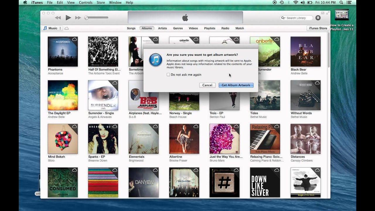 Itunes 11 album artwork finder for mac